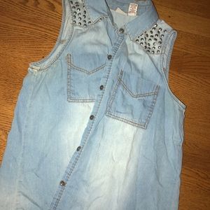 Cute jean top